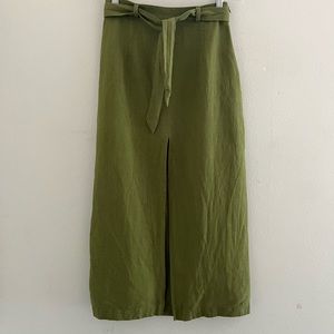 Paloma Wool Linen midi skirt sz 36